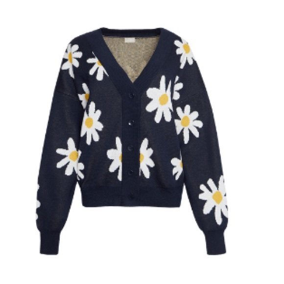 summer & rose Sweaters - Summer and Rose “Ines” Daisy Cardi. M/L